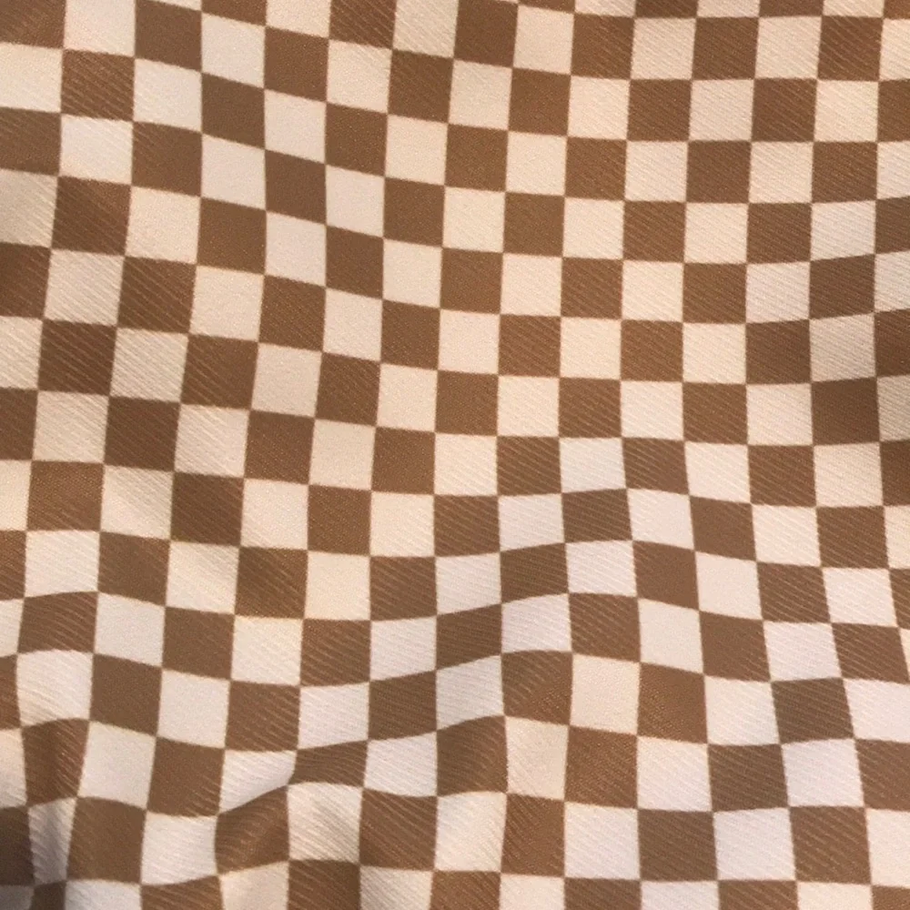 NWT Checkered Mini Backpack